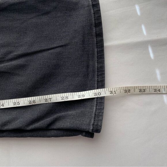 Pilcro Gray Demilune Utility Moto Bootcut Jeans Size 27 - Picture 16 of 16